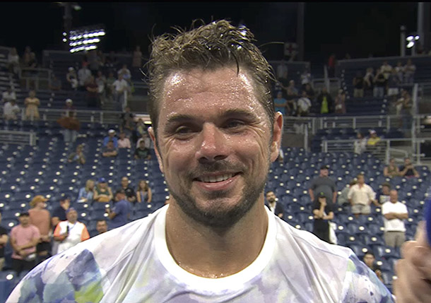 Wawrinka Becomes Oldest Man to Win US Open Match Since Connors in 1992 