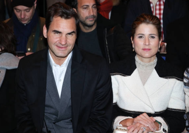 Federer is Striking Presence at Paris Fashion Week