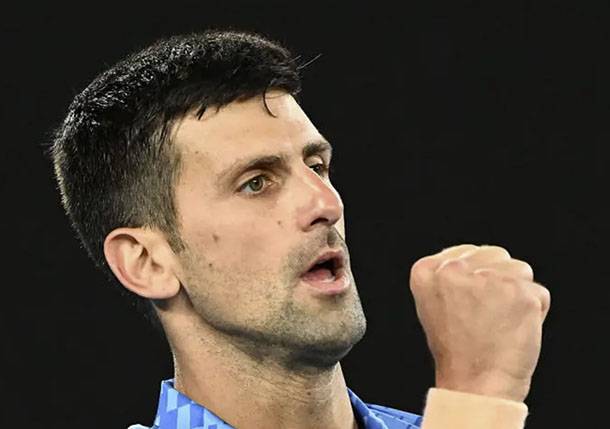 Djokovic Pushes through Pain and Dimitrov  