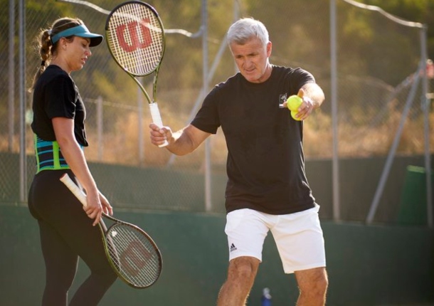 Badosa Trains with Tsitsipas in Mallorca 