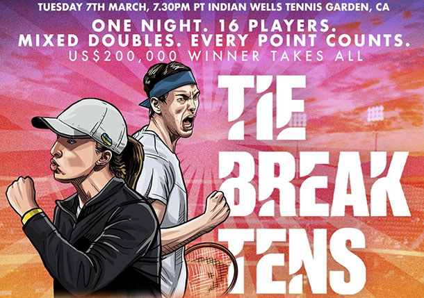 Photos: Tie Break Tens mixed doubles event at Indian Wells Tennis