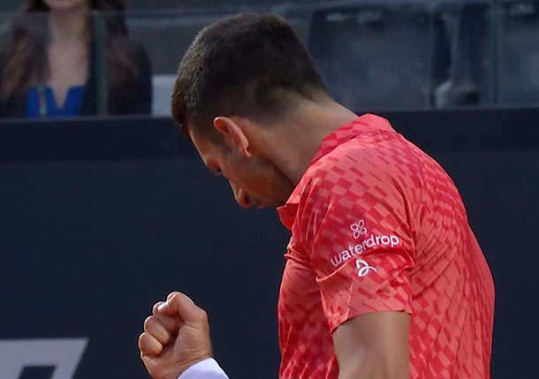 Shaky Start, Strong Finish for Djokovic in Rome  