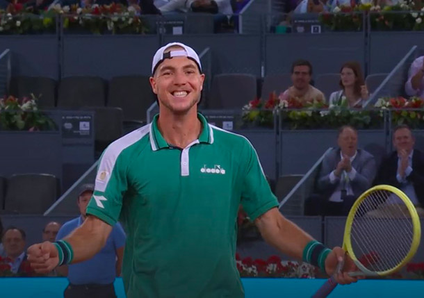 Lucky, But No Loser - Struff Makes Madrid History  
