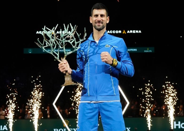 40-Love: Djokovic Downs Dimitrov in Paris Final for 40th Masters Crown 