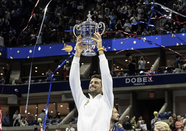 Twitter Celebrates Novak Djokovic's 24th Major Title! 