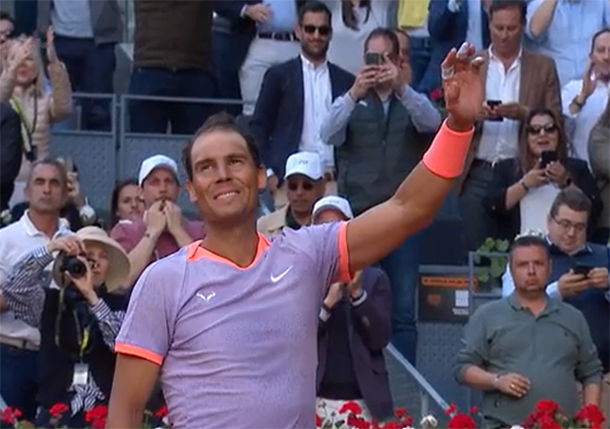 Nadal Trots Past 16-Year-Old Blanch in Madrid  