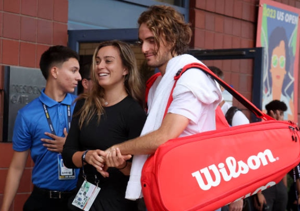 Esplosiva unione di Badosa e Tsitsipas in una folle avventura al Love Double US Open thumbnail