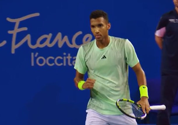 Auger-Aliassime Holds off Cazaux in Montpellier 