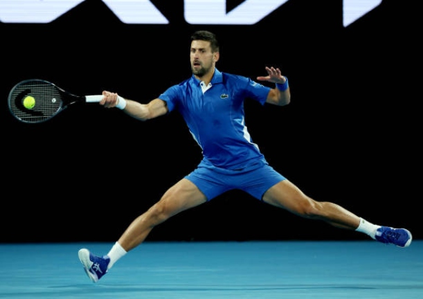Djokovic Routs Mannarino, Joins Federer on All-Time Slam QF Leaderboard  