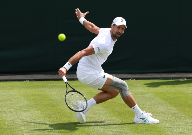 Stepping Up: Djokovic Charges Through Wimbledon Opener 
