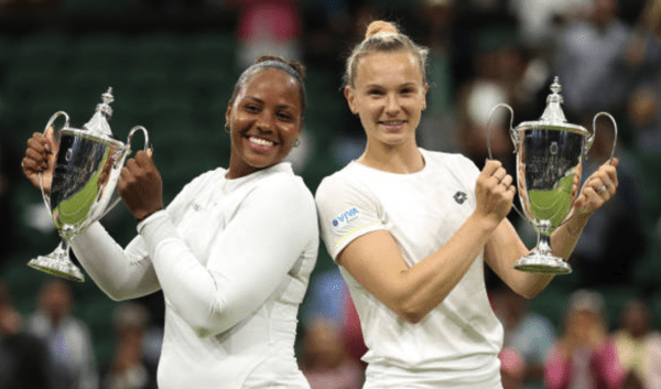 Townsend Wins First Ever Major Doubles Title with Siniakova at Wimbledon 