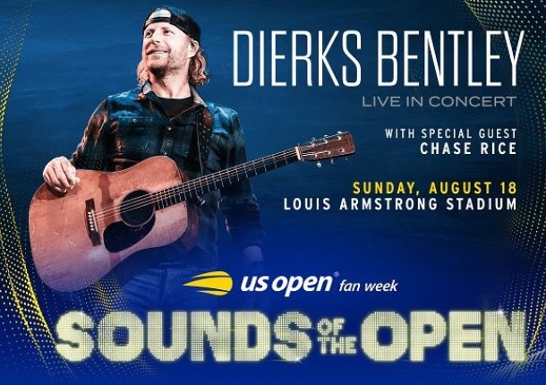 Dierks Bentley to Launch US Open with Concert in Armstrong Stadium 