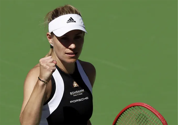 Playing for Daughter and Love of the Game, Kerber Shines at Indian Wells  