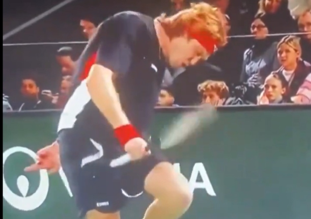 Red Alert: Rublev Beats Himself Bloody in Paris 