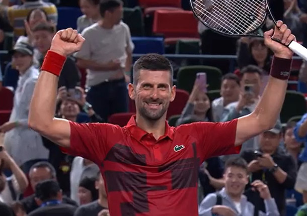 Good Vibes: Djokovic Makes Winning Return in Shanghai 