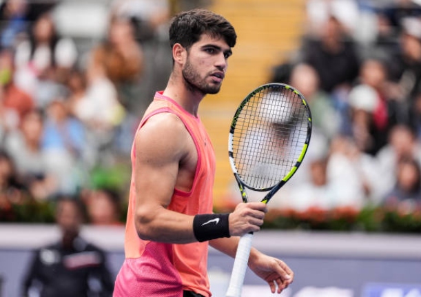 Alcaraz, Medvedev, Rublev Prevail in Beijing Openers 