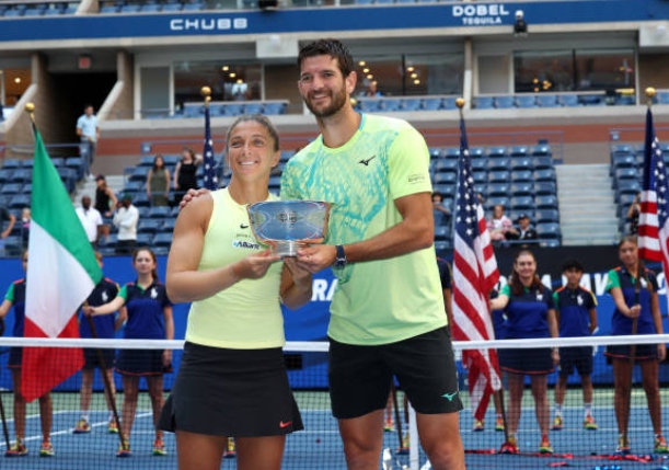 Errani and Vavassori Win Italy's First US Open Mixed Crown in Young's Last Match 