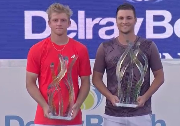 Kecmanovic Saves Championship Points to Defeat Davidovich Fokina for Delray Title 