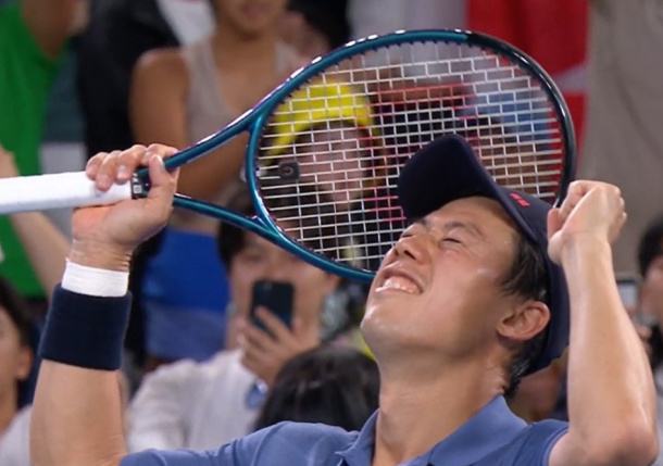 Nishikori's Five-Set Domination Continues in Melbourne 