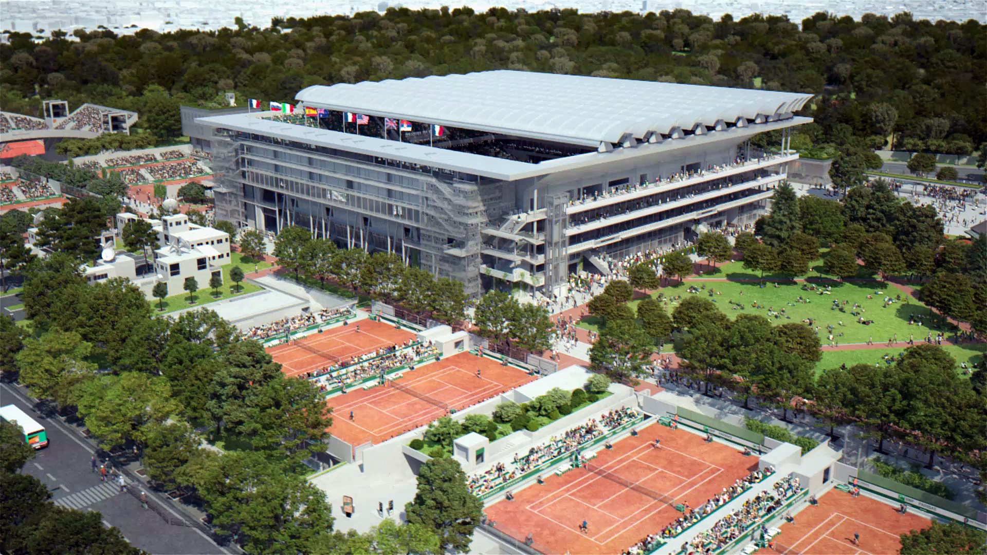 Roland Garros Roof & 2020 Art 