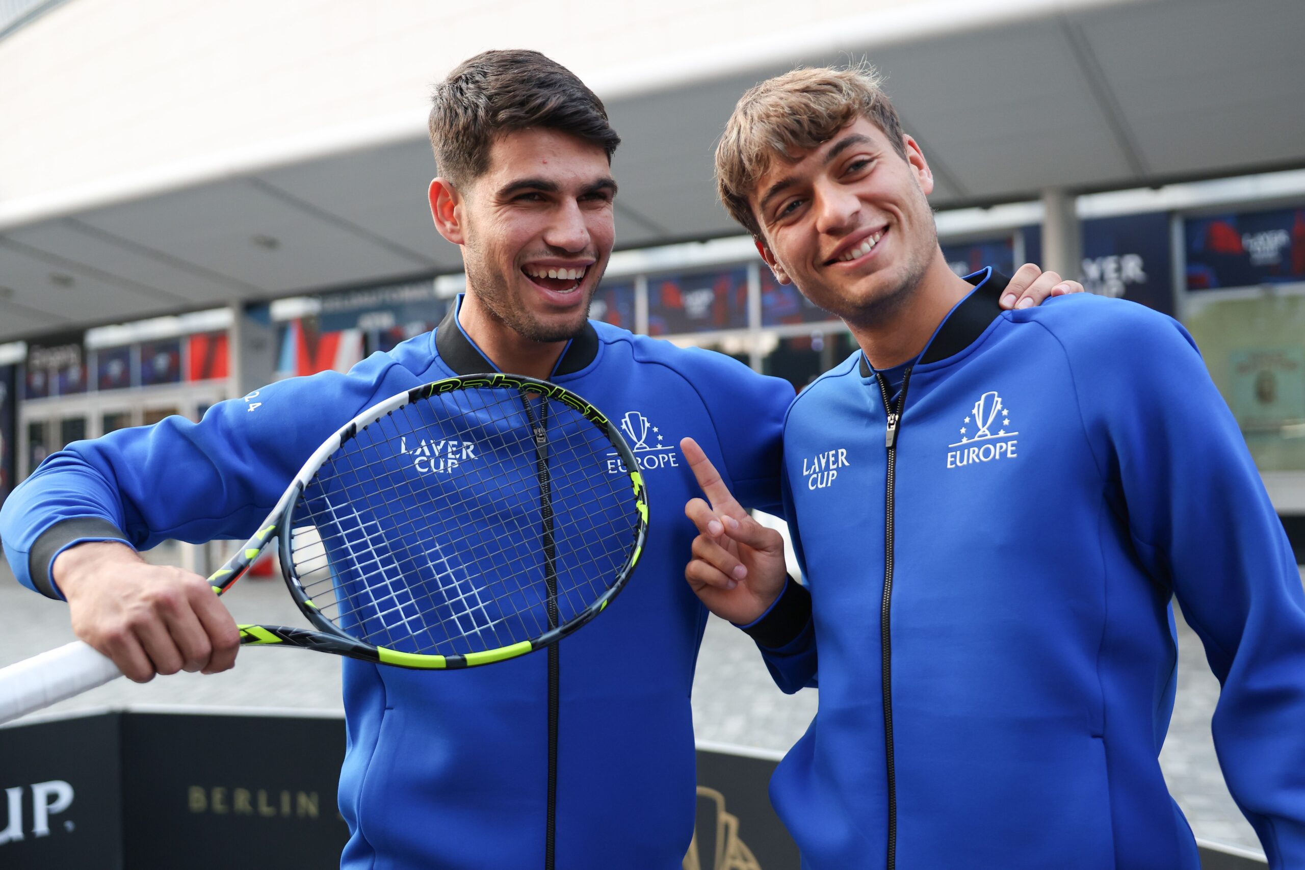 Flavio Cobolli and Carlos Alcaraz Laver Cup San Francisco