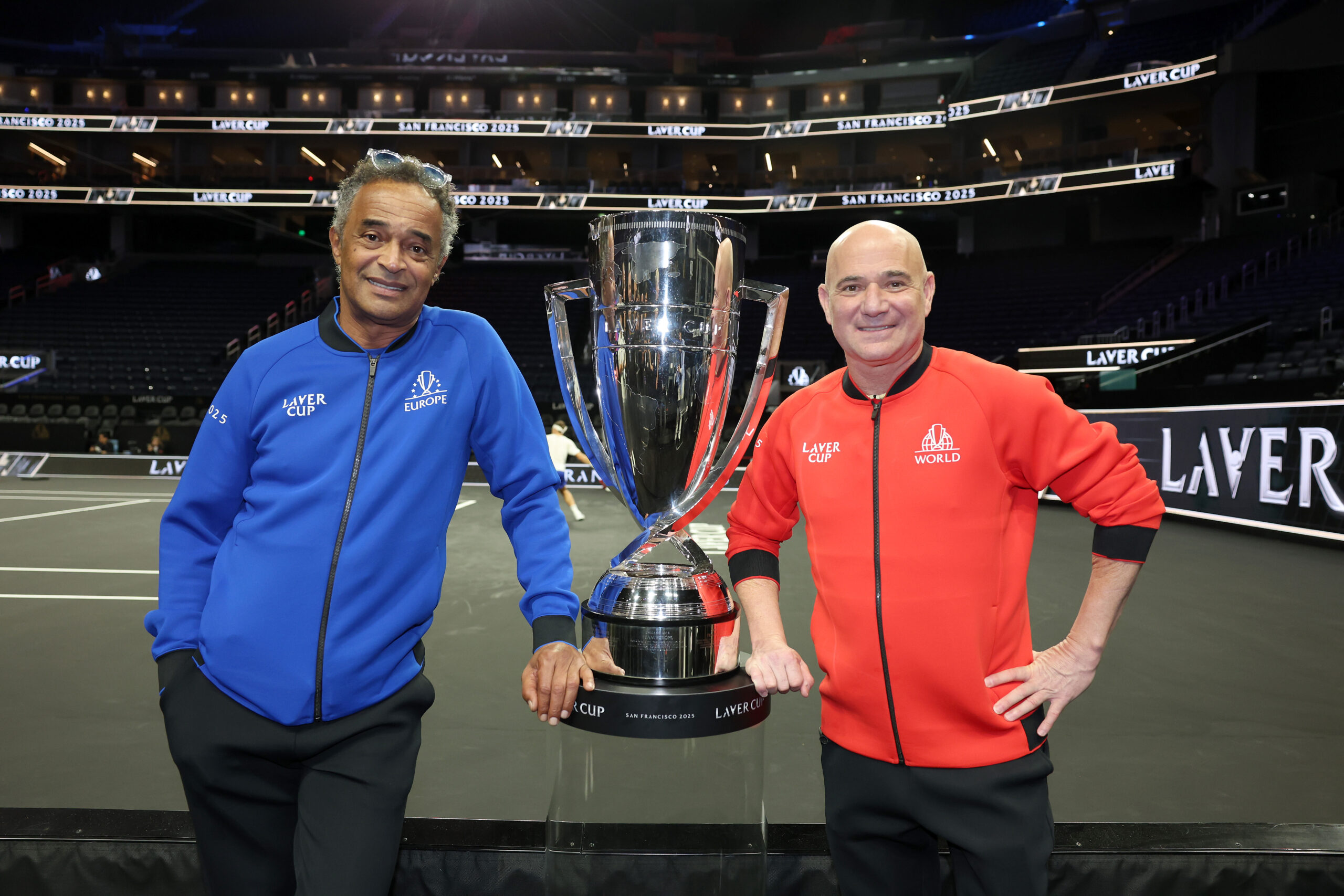 Agassi and Noah Laver Cup