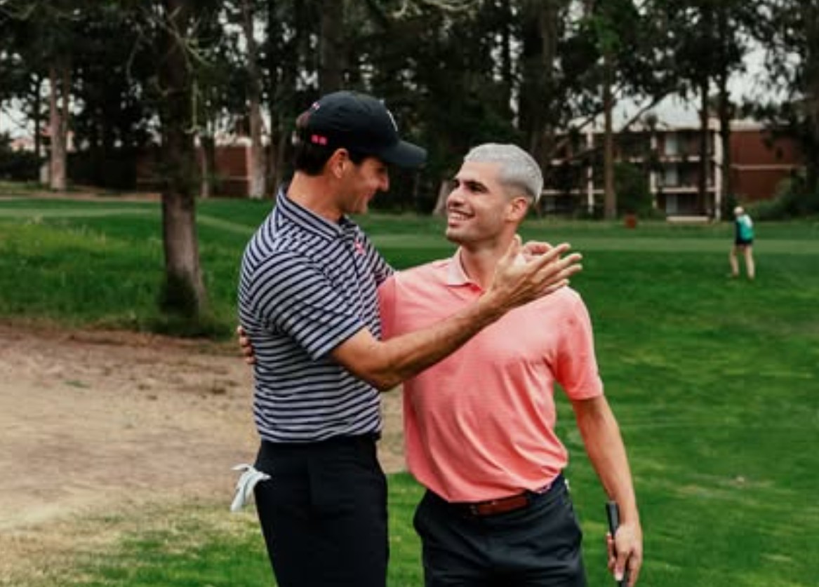 Alcaraz and Federer Olympic Club