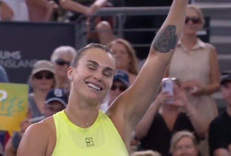 sabalenka brisbane