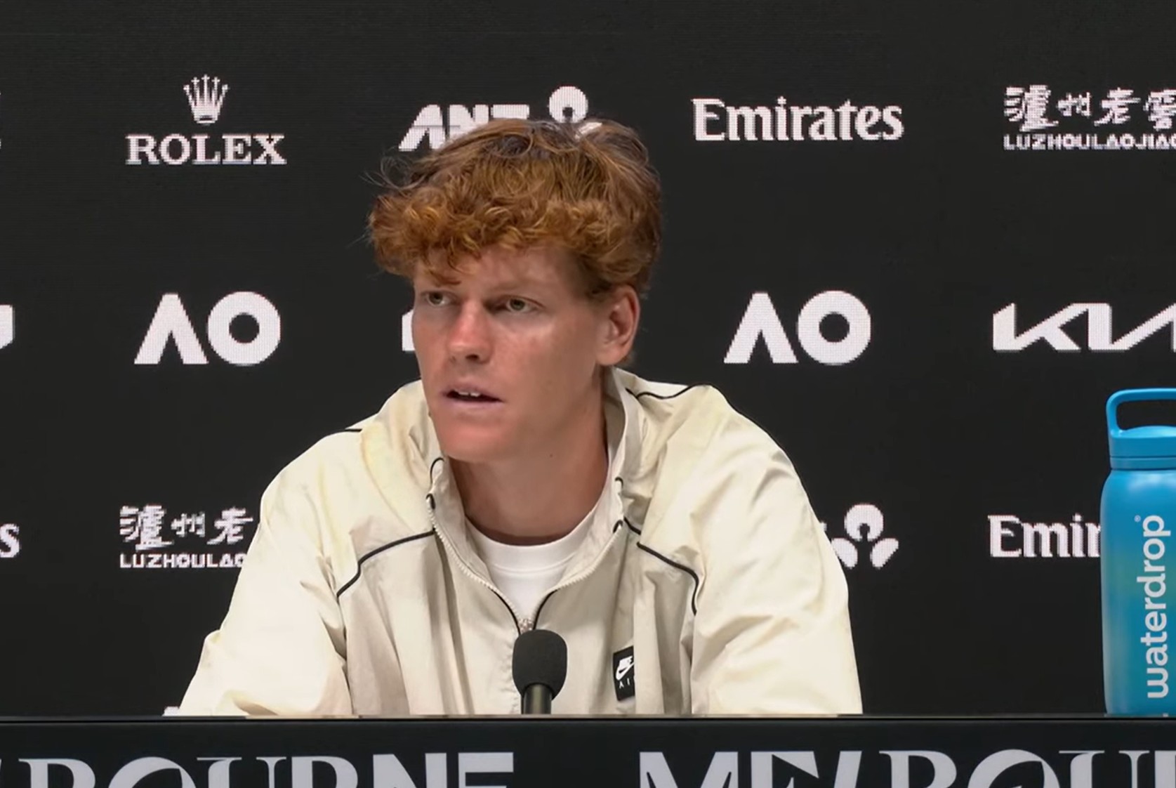 Jannik Sinner AO Press