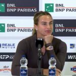 sabalenka rome interview
