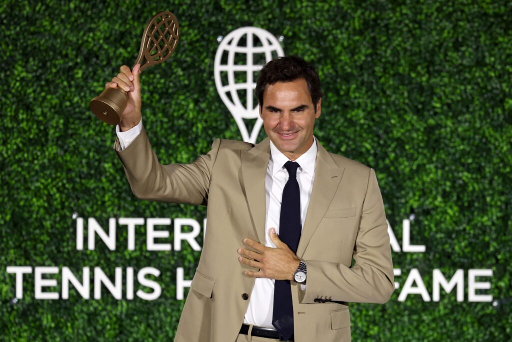 Hall Mark: Roger Federer and Mary Carillo Bring Joy and Tears to Hall of Fame