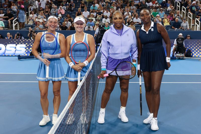 Williams Sisters Bow to Kostyuk and Stearns in Cincinnati Thriller