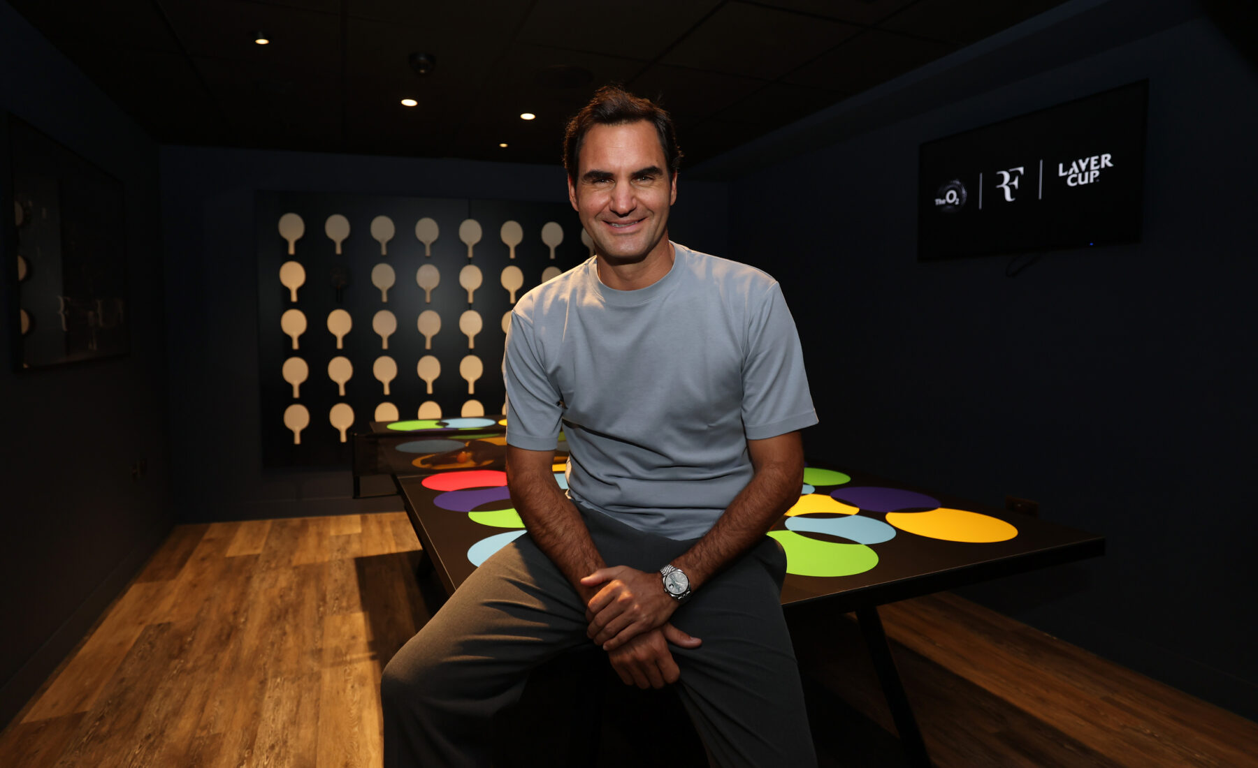 Federer Gets His Own Room (and ping pong table) at O2 Arena