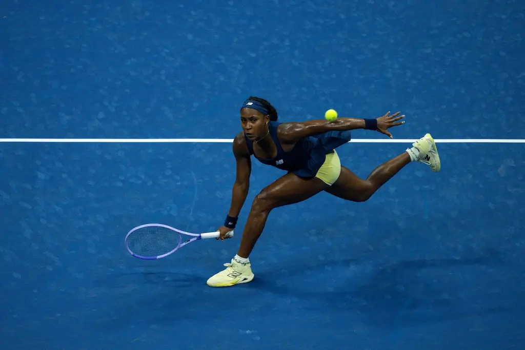 Surging Gauff Sweeps Jovic for 10th Straight Win and US Open QF Return