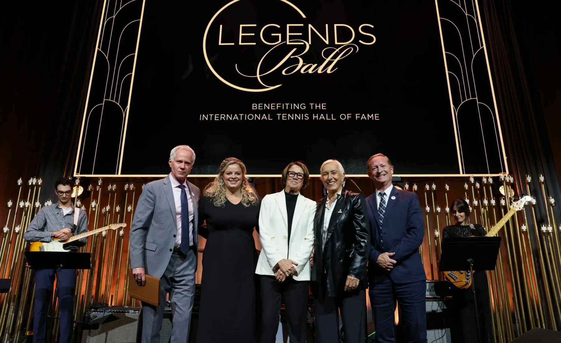 Mary Carillo Receives Official International Tennis Hall of Fame Ring at Legends Ball