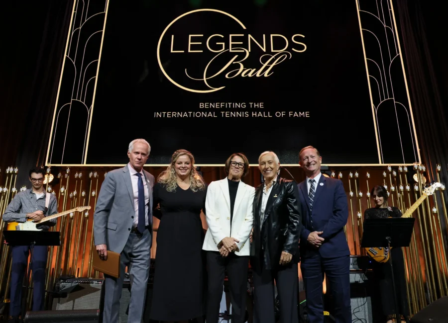 Mary Carillo Receives Official International Tennis Hall of Fame Ring at Legends Ball
