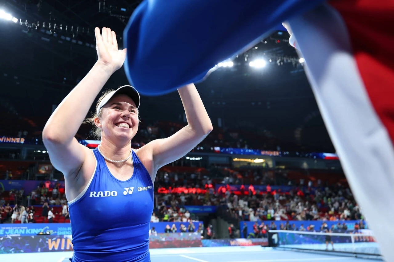 Noskova, Muchova Lift Czechia Over Ukraine for 12th Billie Jean King Cup Championship