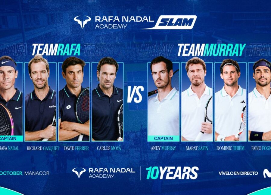 David Ferrer and Carlos Moyà complete Team Rafa for the Rafa Nadal Academy Slam