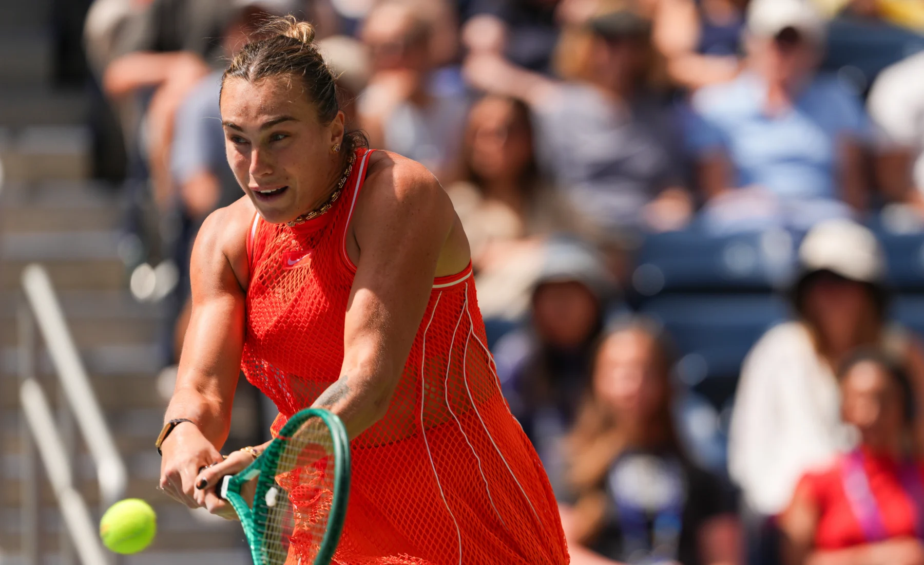 Sabalenka Sweeps Townsend for Sixth Straight US Open Quarterfinal