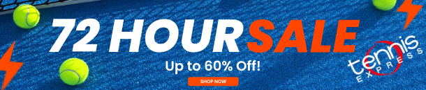 Tennis Express • 72 Hour Sale • Up to 60% off, ends Sept 13