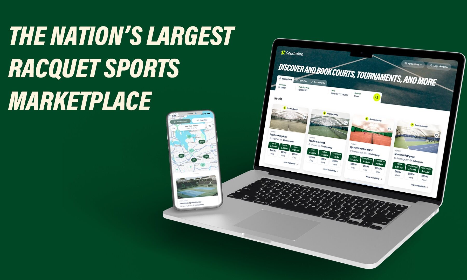 CourtsApp Expands Nationwide, Bringing More Than 280,000 Racquet Sports Courts to One Platform